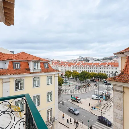 Boutique Duplex In Chiado With Epic Rossio View Apartmán Lisboa