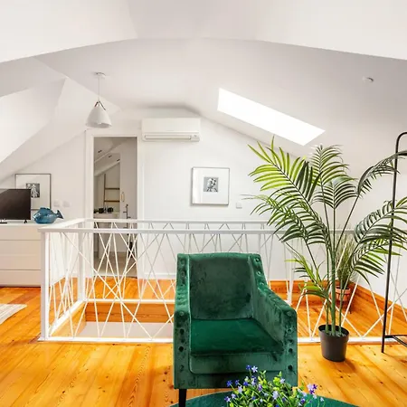 Apartmán Boutique Duplex In Chiado With Epic Rossio View Lisboa